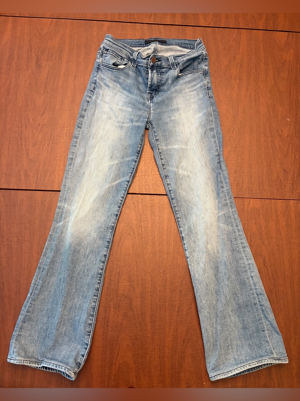 J Brand Blue Wide Leg Jeans